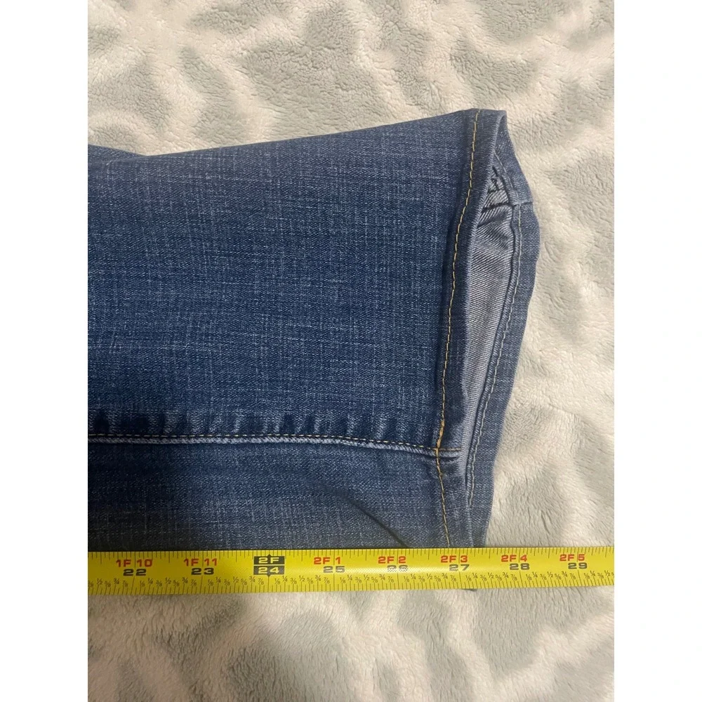 Levis Classic Straight Jeans Womens 16W Dark Wash Blue Stretch Denim Pants